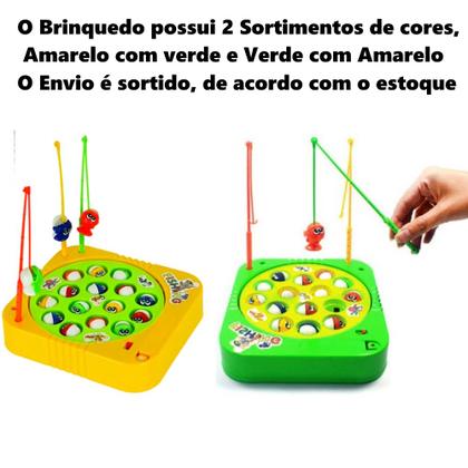 Imagem de Jogo Infantil Pega Peixinho Pescaria Maluca Brinquedo para Família