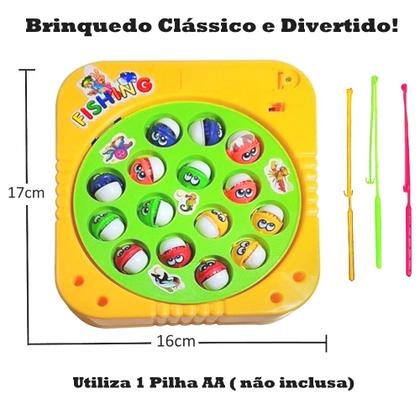Imagem de Jogo Infantil Pega Peixinho Pescaria Maluca Brinquedo para Família