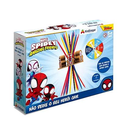 Jogo Infantil Pega Varetas do Spidey Homem Aranha Xalingo Imagem de Jogo Infantil Pega Varetas do Spidey Homem Aranha Xalingo