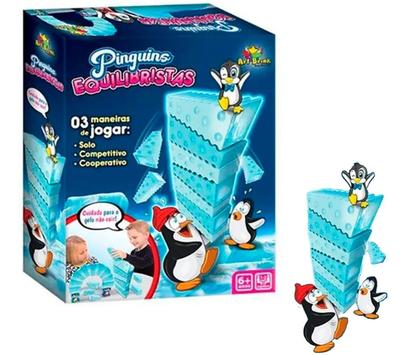 Imagem de Jogo Infantil Pinguim Equilibrista Equilibra Cubos