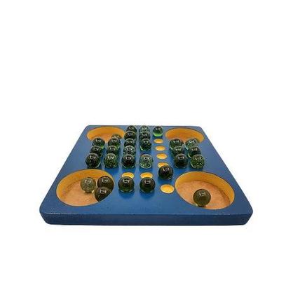 Imagem de Jogo Infantil Resta um madeira bola gude