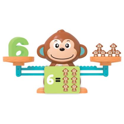 Imagem de Jogo Interativo Monkey Balance Aprender Soma e Matemática Infantil +3 Anos Polibrinq