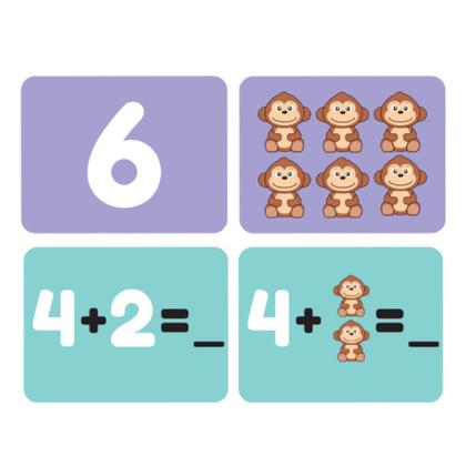 Imagem de Jogo Interativo Monkey Balance Aprender Soma e Matemática Infantil +3 Anos Polibrinq