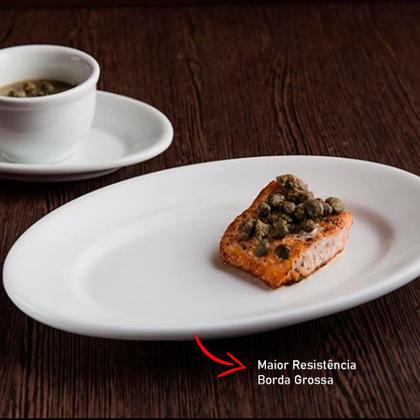 Imagem de Jogo Jantar Chá Branco 30 Peças Porcelana Germer 6 Lugares