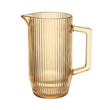 Imagem de Jogo Jarra 1,2 Litros Com 06 Copos 420ml Graffiato Ambar - Hauskraft