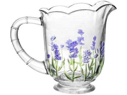 Imagem de Jogo Jarra 1,3 L E 6 Taças 240ml Lavanda Hand Painting Lyor
