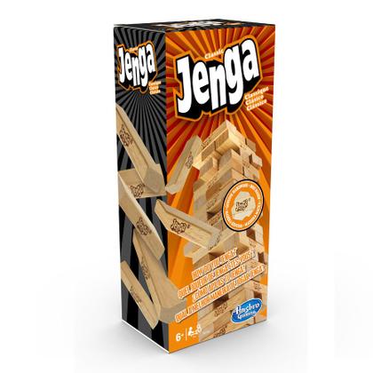 Imagem de Jogo jenga madeira maciça hasbro