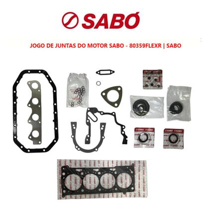 Imagem de Jogo Junta Completo Motor Vw Spacefox EA111 Vht 8V 1.6 2006 A 2008 Sabó