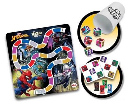 Imagem de Jogo Kazaa Júnior Spider-man Copo Tabuleiro Dados 1243 - ELKA