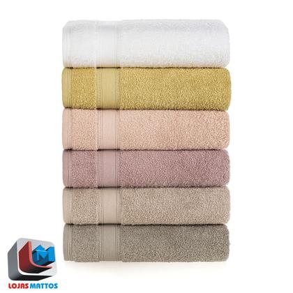 Imagem de Jogo/Kit 2 Toalhas de Banho Linea Karsten + 2 Toalhas de Rosto Grossa Macia 100% Algodão 420g/m2