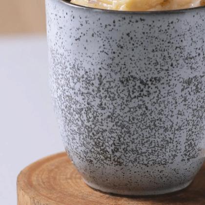 Imagem de Jogo Kit 4 Canecas Xicaras de Chá Café 273ml Cerâmica Orgânico Echo