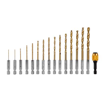 Imagem de Jogo Kit 40 Peças Brocas Bits Furadeira Parafusadeira Mtx