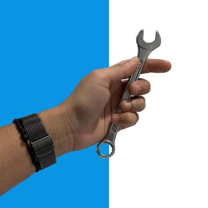 Imagem de Jogo Kit Chave Combinada Fixa e Estrela Boca de 6 a 17mm Com 10 Peças EDA Resistente em Aço Carbono 