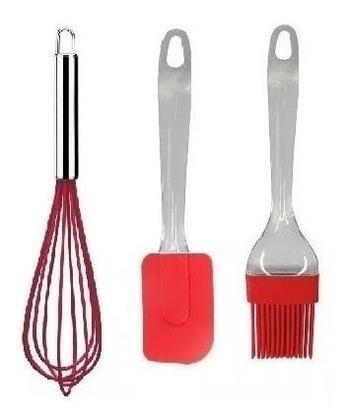 Imagem de Jogo Kit Colheres De Silicone Utensílios 15 Peças Frig 24cm