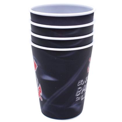 Imagem de Jogo / Kit Com 4 Copos 3d 400ml - Corinthians Timão Oficial