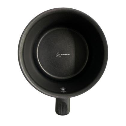 Imagem de Jogo Kit Conjunto de Leiteira Fervedor Canecao 3 peças Revestimento Antiaderente Preto com Preto Cabo de Baquelite