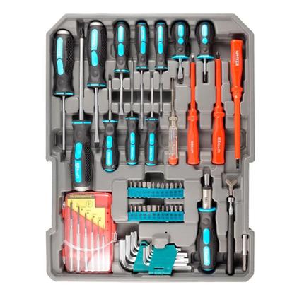 Imagem de Jogo Kit Ferramentas Caixa Maleta Completa 186 Peças Hobby Eda Profissional