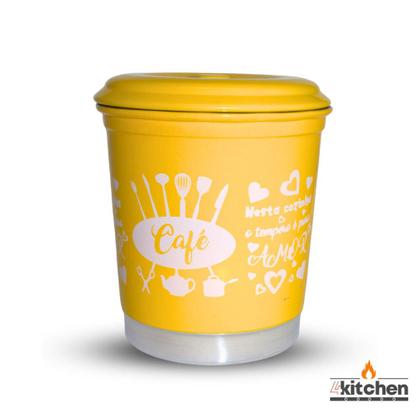 Imagem de Jogo Kit Lata Porta Mantimento em Aluminio Cores com Nome