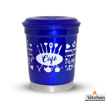 Imagem de Jogo Kit Lata Porta Mantimento em Aluminio Cores com Nome