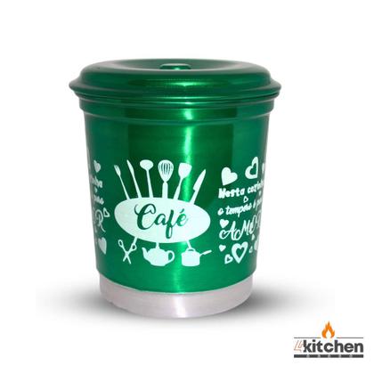 Imagem de Jogo Kit Lata Porta Mantimento em Aluminio Cores com Nome