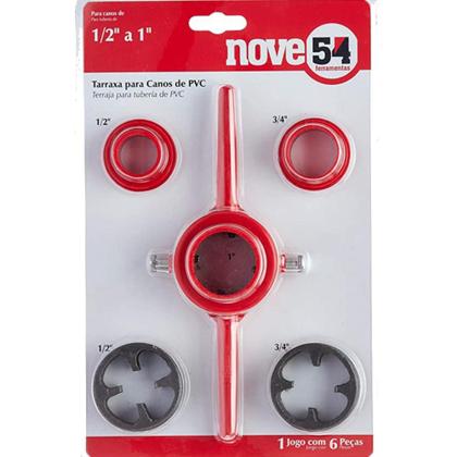 Imagem de Jogo Kit Tarraxa para Canos PVC 1/2 Pol a 1 Pol com 6 Peças 3559001120 Nove54