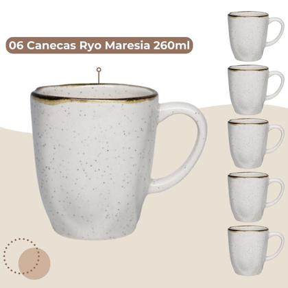 Imagem de Jogo Lanche Cafe 18 Pecas Ryo Maresia Porcelana Oxford