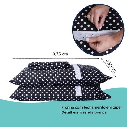 Imagem de Jogo Lençol Casal Estampado Elástico Malha 100% Algodão