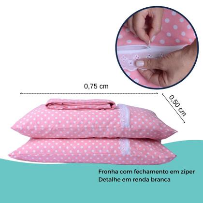 Imagem de Jogo Lençol Casal Estampado Elástico Malha 100% Algodão