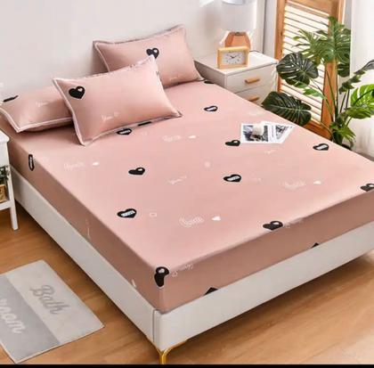 Imagem de Jogo Lençol Casal kit 3 Peças Com Elastico Estampado