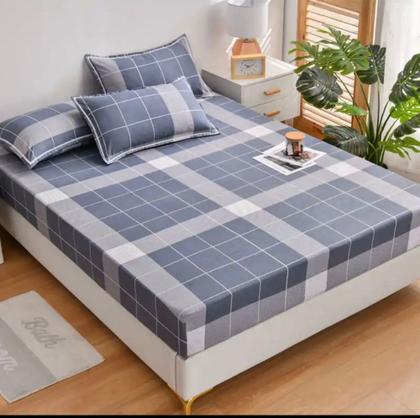 Imagem de Jogo Lençol Casal kit 3 Peças Com Elastico Estampado