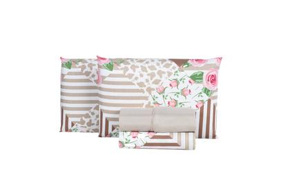 Imagem de Jogo Lençol CasalQueen 4 Peças Estampado com Elástico Em Toda Volta 400 Fios Percal SORTIDO