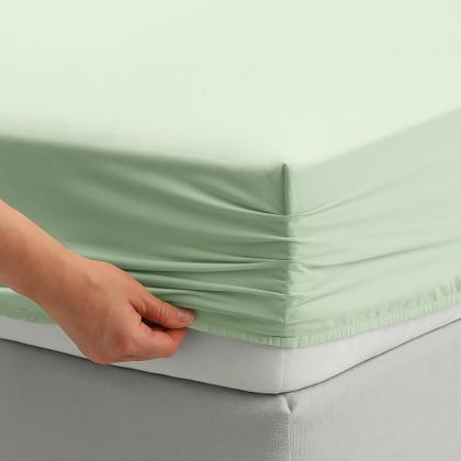 Imagem de Jogo Lençol de cama Queen 400 Fios 3 Peças algodao com elastico