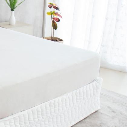 Imagem de Jogo Lençol de Malha Queen 3 Peças 100% Algodão com Fronhas