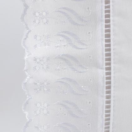 Imagem de Jogo Lençol King 3 Peças 100% Algodão Percal 180 fios Com Lese