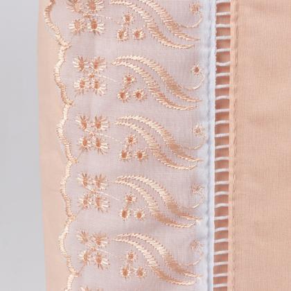 Imagem de Jogo Lençol King 3 Peças 100% Algodão Percal 180 fios Com Lese