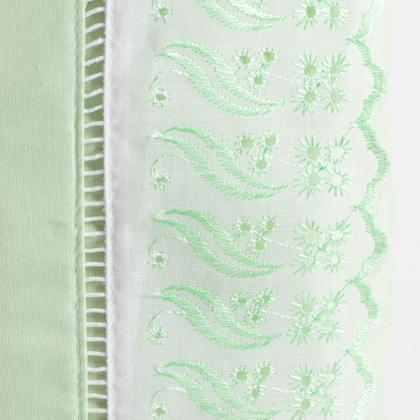 Imagem de Jogo Lençol King 3 Peças 100% Algodão Percal 180 fios Com Lese