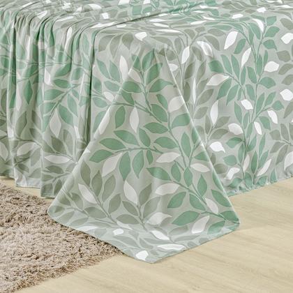 Imagem de Jogo Lençol King Percal 400 Fios 4 Peças Estampado E Macio