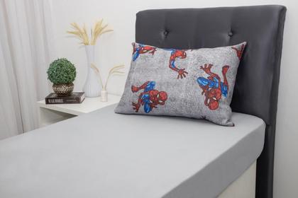 Imagem de Jogo Lençol Menino 100% Algodão Homem Aranha Com Elástico 2P