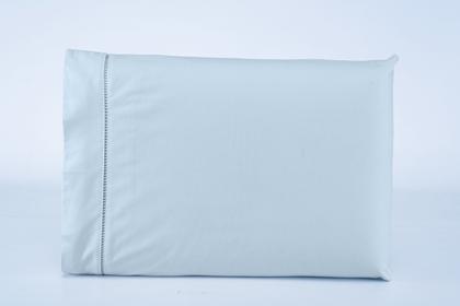 Imagem de Jogo lençol queen 4 peças 100% algodão 400 fios azul