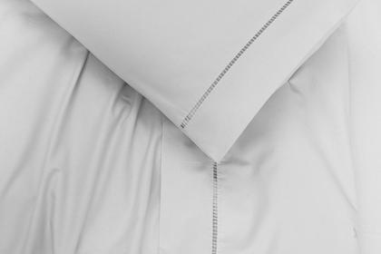 Imagem de Jogo lençol queen 4 peças 100% algodão 400 fios branco