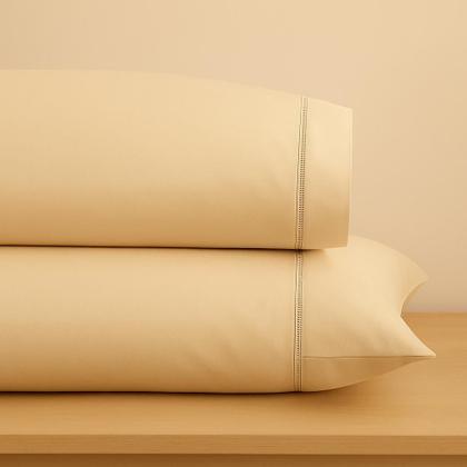 Imagem de Jogo Lençol Queen 400 Fios 3 Peças 40cm Altura 100 algodao com elastico