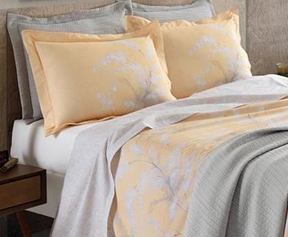 Imagem de Jogo Lençol Solteiro Duplo Rubi Algodão 200 Fios Naomi