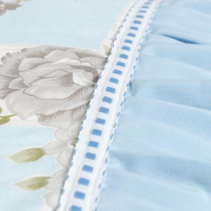 Imagem de Jogo Lençol Super King Size 3 Peças Algodão 180 Fios Estampado com Babadinho