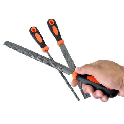 Imagem de Jogo Lima Grosa De Casquear Cavalo 8 Pol 3 Peças Com Cabo