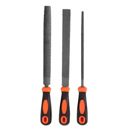 Imagem de Jogo Lima Grosa De Casquear Cavalo 8 Pol 3 Peças Com Cabo