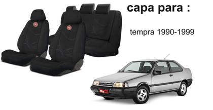 Imagem de Jogo Luxo Tecido Tempra 1990-1999 + Capa Volante + Chaveiro Fiat