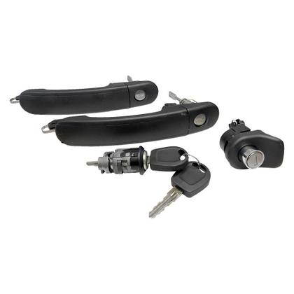 Imagem de Jogo Maçanetas Gol Parati Saveiro Porta Porta Malas Ignição 