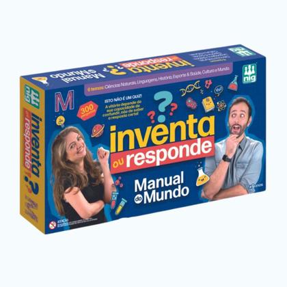 Imagem de Jogo Manual Do Mundo Inventa Ou Responde Com 300 Perguntas