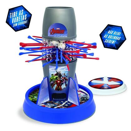 Imagem de Jogo Marvel Vingadores Tira Varetas Avengers - Elka Brinquedos