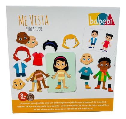 Imagem de Jogo Me Vista Troca Tudo Em Madeira Da Babebi